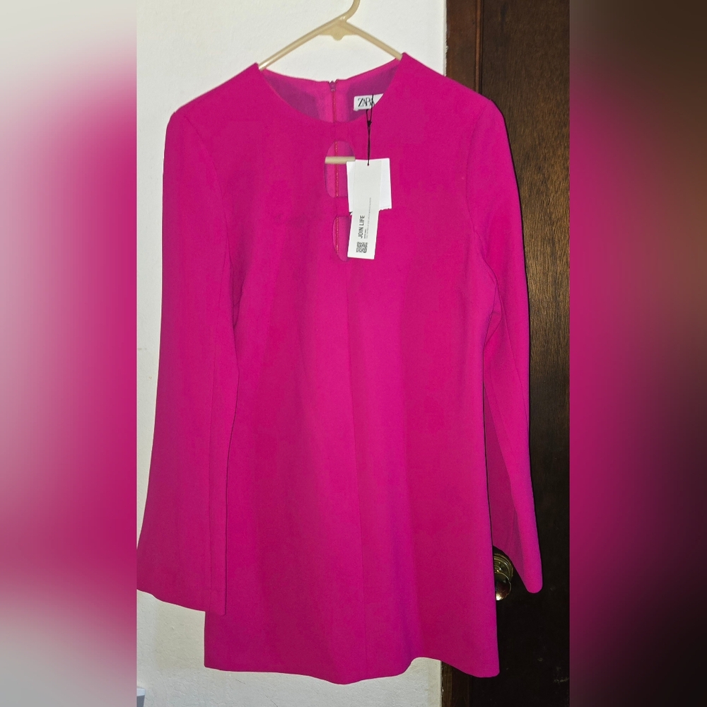 Zara Women's Pink MINI Dress - Picture 3 of 3